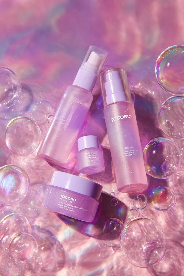 TOCOBO Skincare Products Dreamy Product Photography