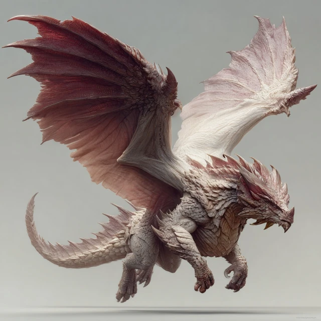 Majestic Fantasy Dragon Creature Concept Art
