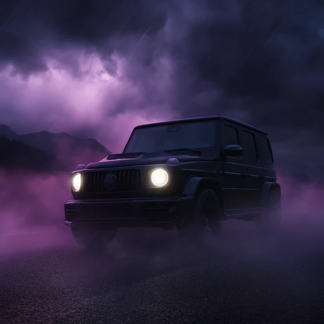 Mercedes G-Class BRABUS in a Storm
