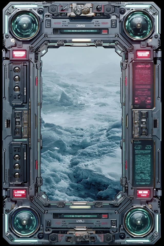Futuristic SciFi Board Game Card Design