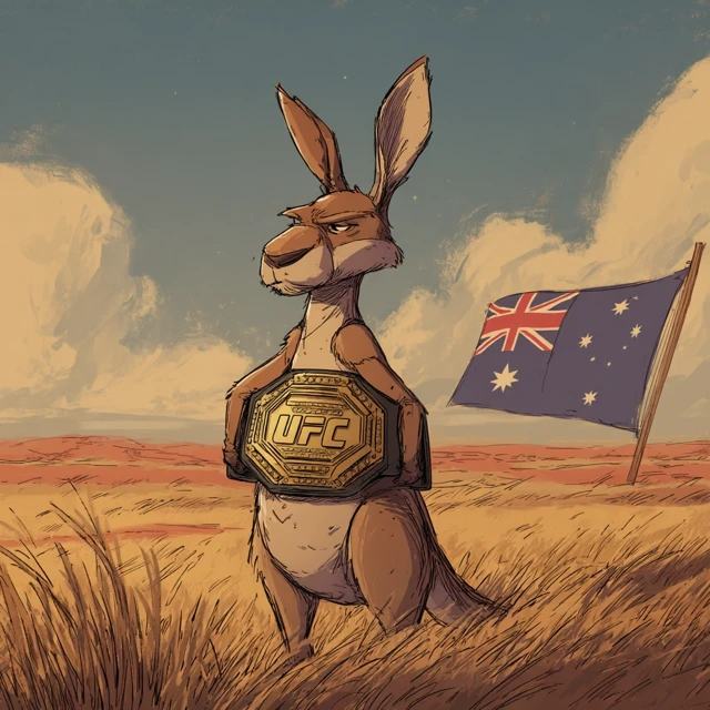 UFC Kangaroo Champion in the Australian Outback