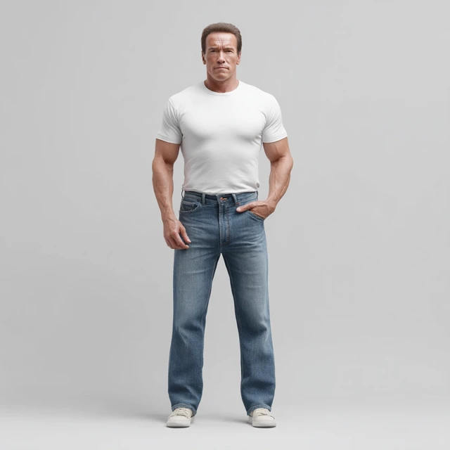 Arnold Schwarzenegger Hyperrealistic Portrait