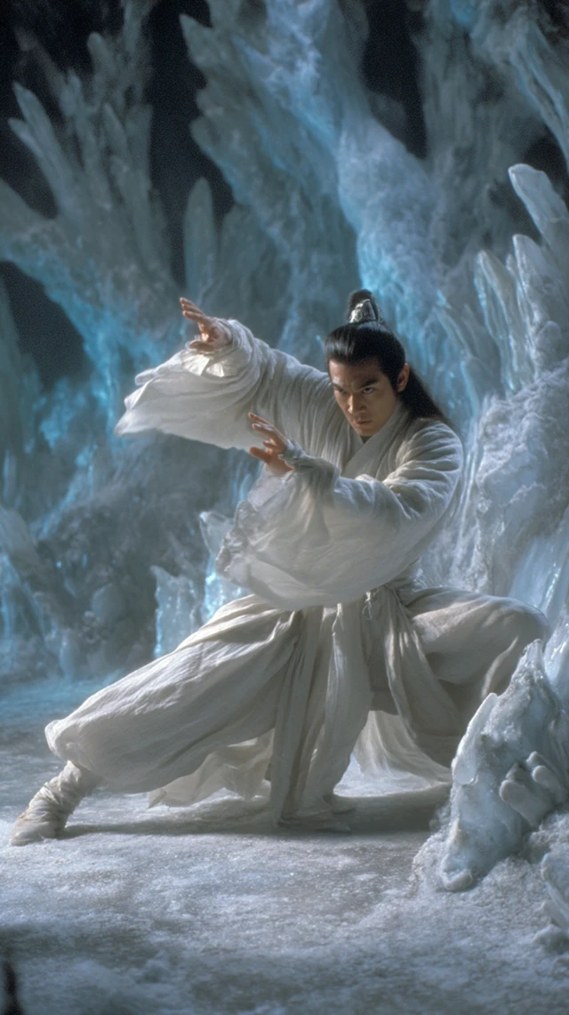 1980s Wuxia Movie Still Martial Arts Action