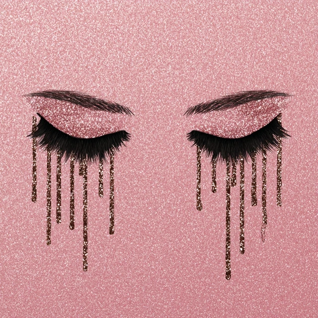 Glitter Eyeshadow Makeup Look for Beauty Events