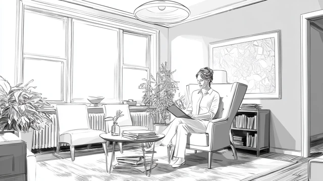 Psychotherapy Office Photo Psychologist Ready Session