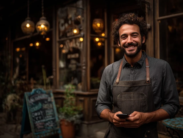 Brazilian Coffee Shop Owner Welcomes You
