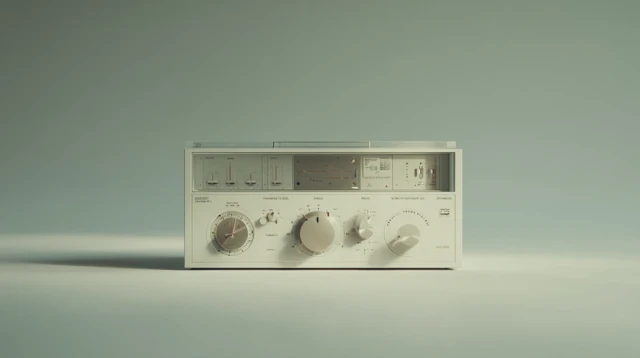 Minimalist Tech Music Player Dieter Rams Design