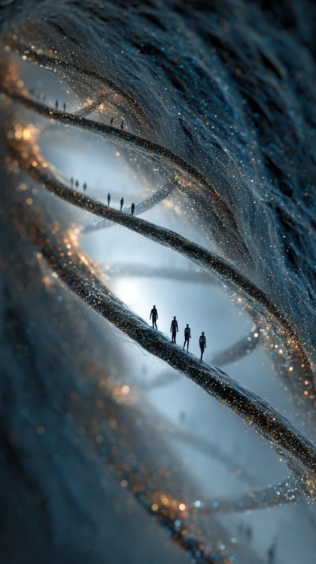 DNA Earth: A Surreal Vision of Biological Evolution
