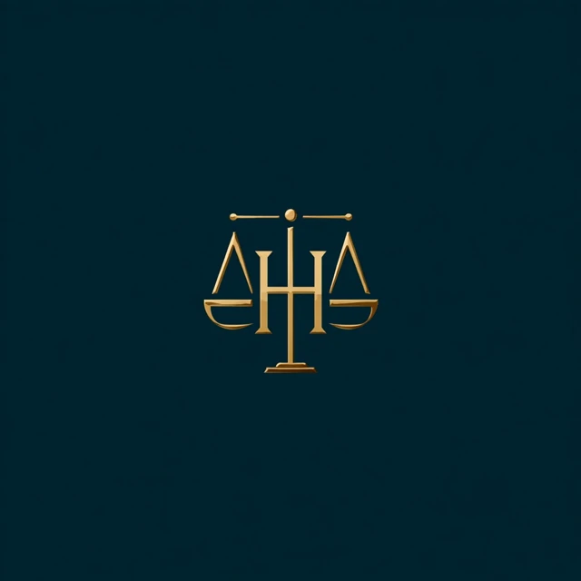 HILSCHER LAW FIRM Logo Elegant Modern Design