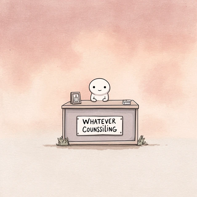 Cute Cartoon Counseling Illustration
