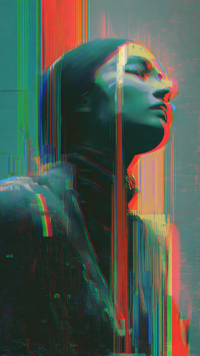 Glitch Art: Deep Sadness in a Cyberpunk World