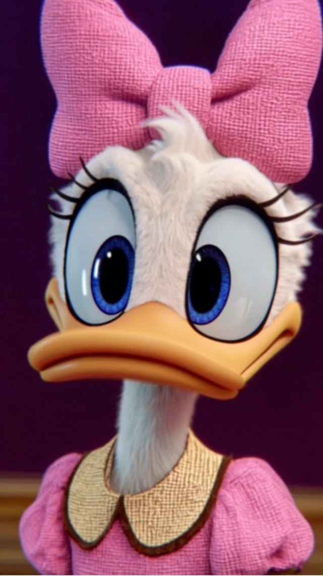 Daisy Duck in Modern Disney Style