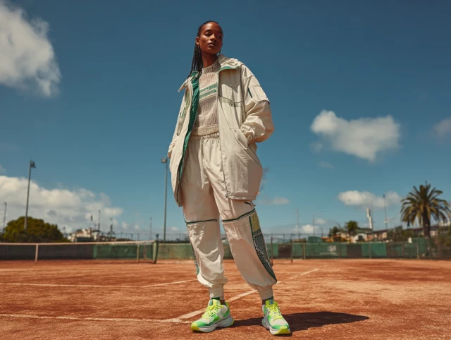 Puma Tennis Collection Fashion Campaign on Court