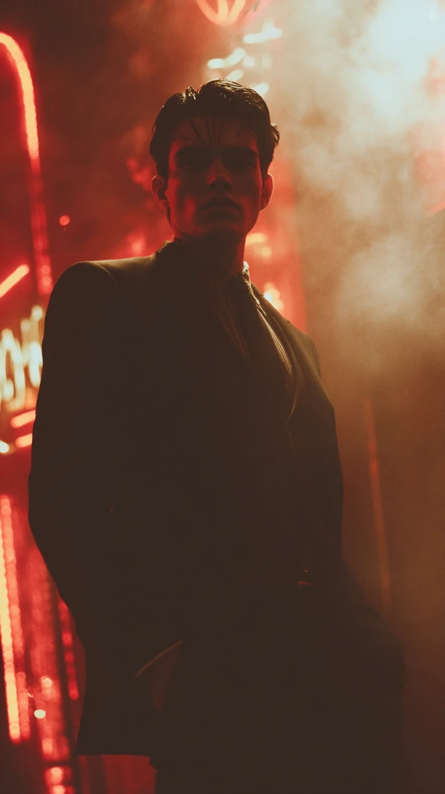 Film Noir Nightclub Man Black Suit