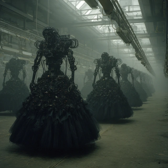 Backrooms Machines Dark Techno Aesthetic