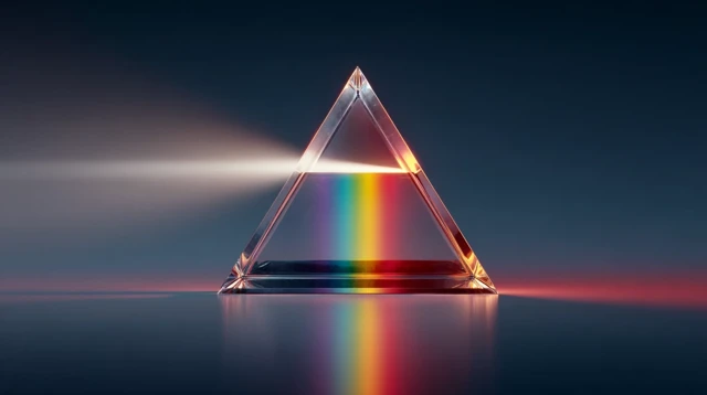 Prism and Light: Stunning Visual for Presentation Slides
