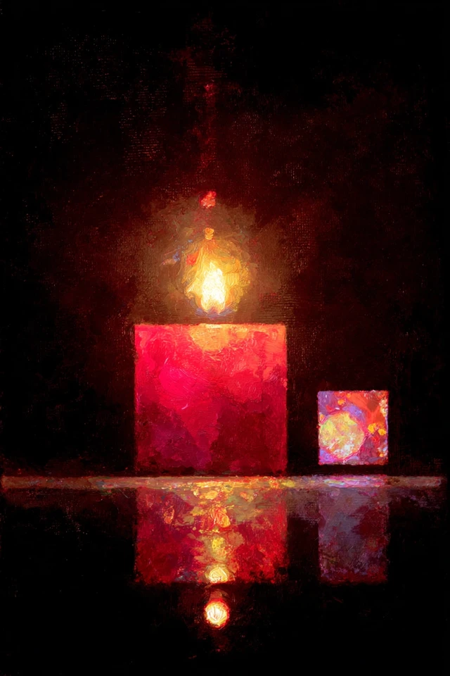 Dominance and Fear Abstract Art