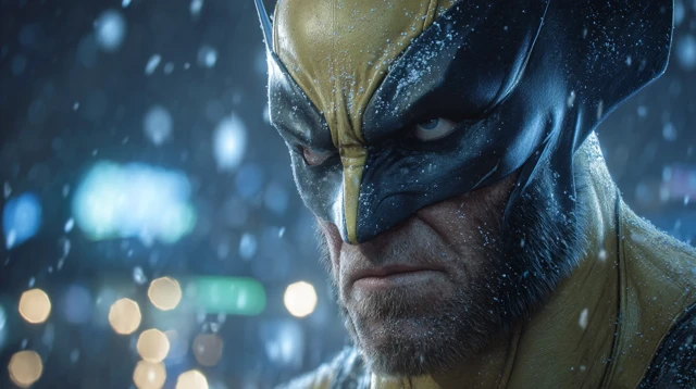 Wolverine in the Snow Iconic Yellow Suit
