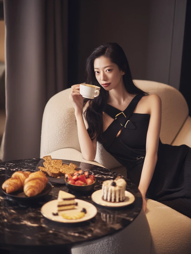 Elegant Afternoon Tea with a Chinese Lady