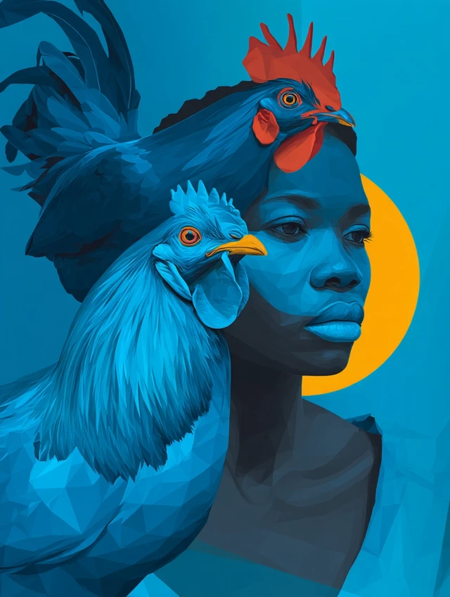 Happy Farmers Day Poultry Farming Vector Design
