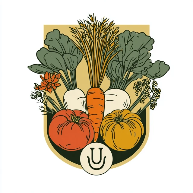Vegetable Logo for Healthy Eating