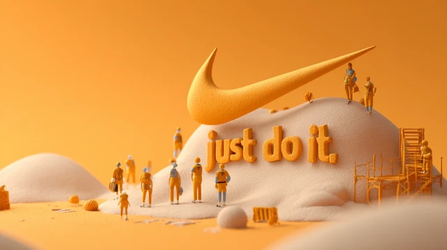 Nike 3D Advertisement Surreal Concept Art Just Do It
