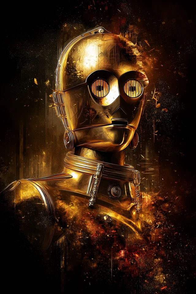 C3PO Art Epic Poster Star Wars High Resolution