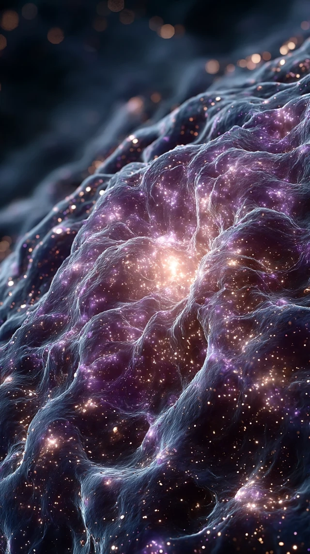 Cosmic Brain Nebula Art