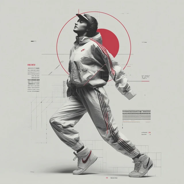 Nike Athlete Cover Magazine Illustration 4K