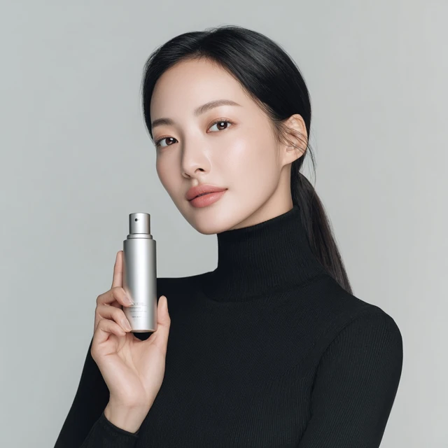 Korean Skincare Advertisement Beauty Portrait