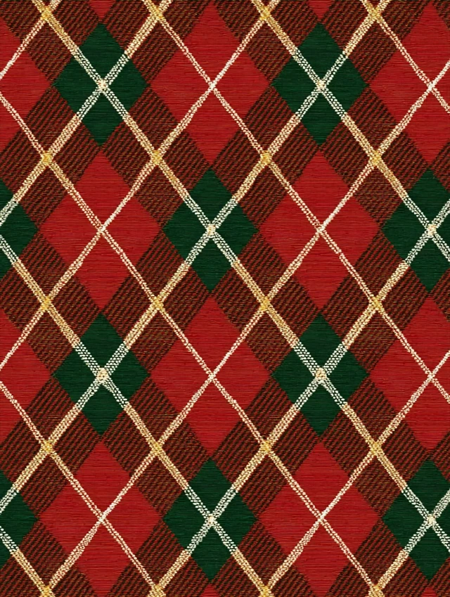 Vibrant Tartan Pattern Mackenzie Childs Style
