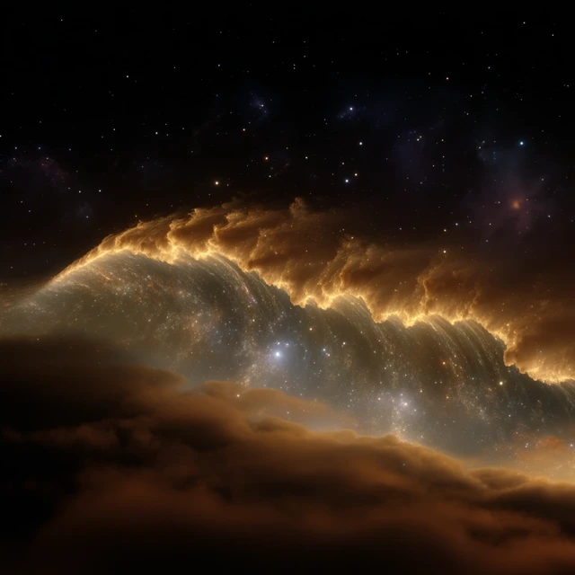 Celestial Wave A Photorealistic Cloudscape