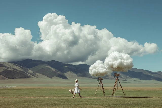 Wes Anderson Cloud Runner Fashion Editorial