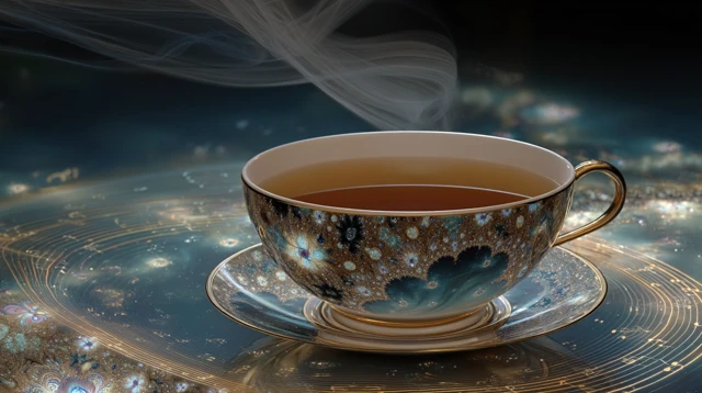 Cosmic Tea Fractals and Music Visualized
