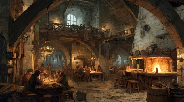 Medieval Fantasy Tavern Dungeons and Dragons Stream
