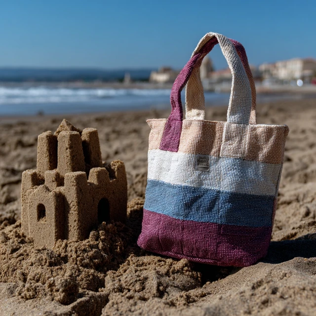 Beach Bag and Sandcastle Fun in the Sun