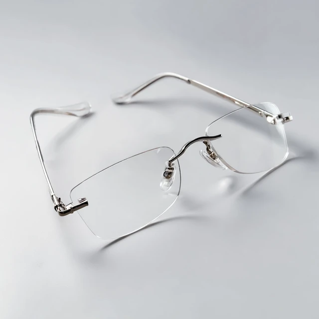 Frameless Glasses Still Life Photography