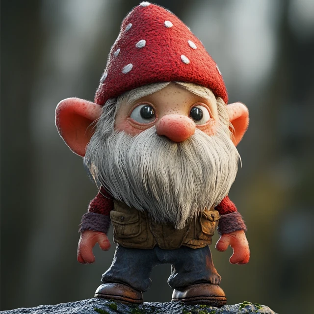3D Gnomie for Video Game Character