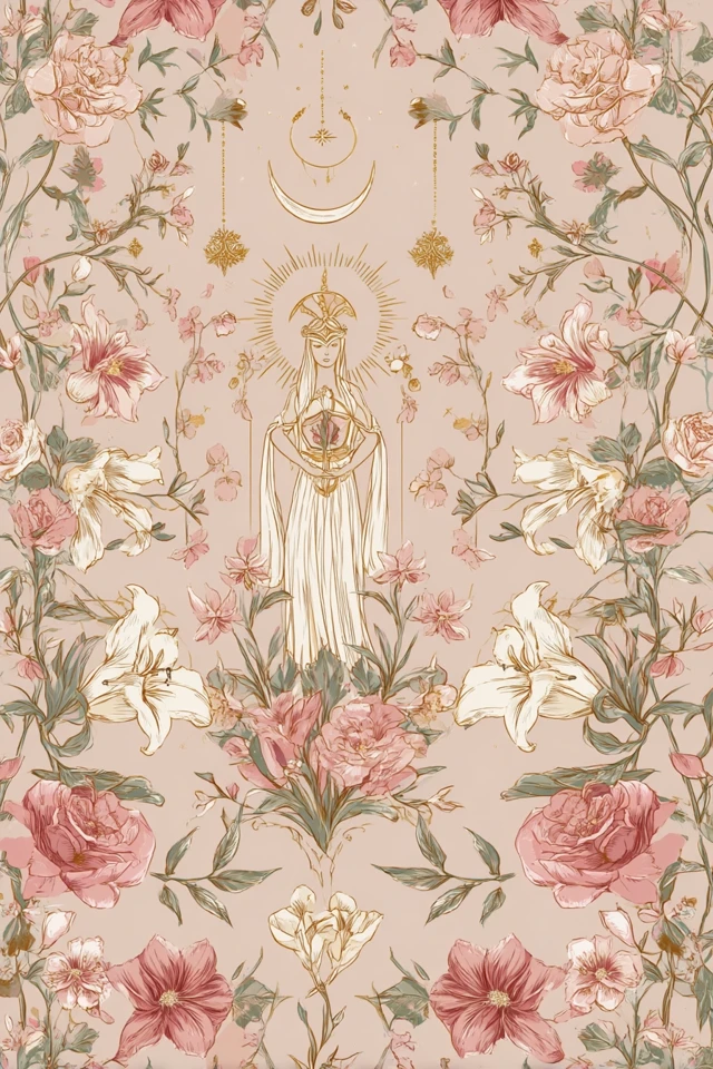 Tarot Card Inspired Floral Design