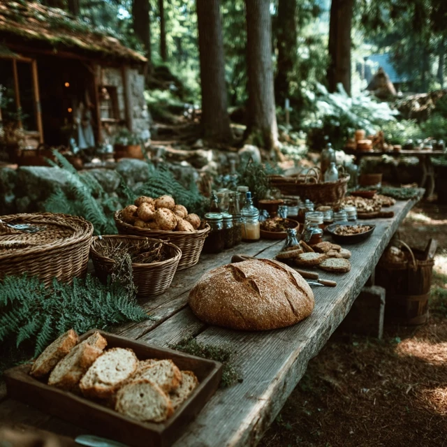 Forest Catering Lunch A Delicious Outdoor Feast