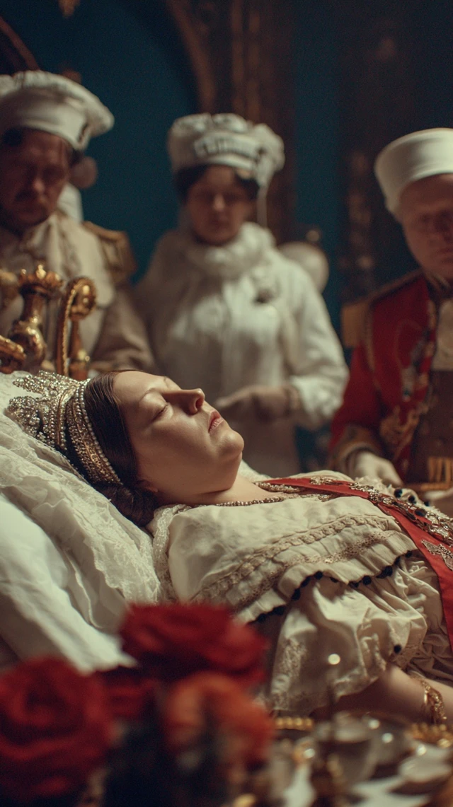 Queen Victoria on Her Deathbed Victorian History