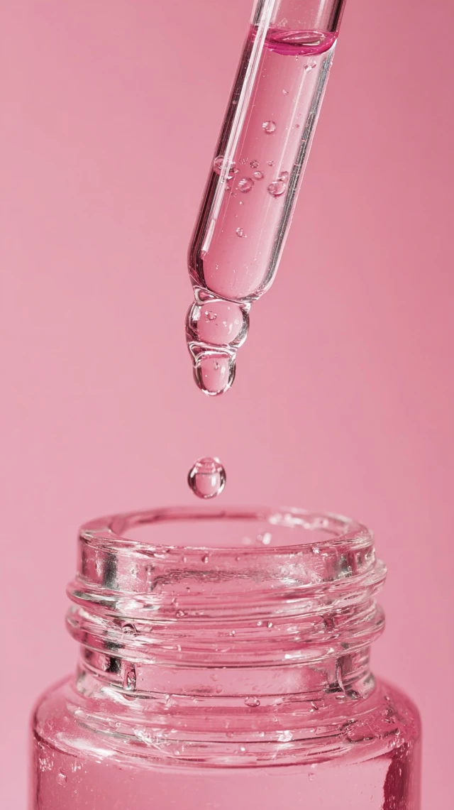 Dropper Pouring Liquid Into Bottle Product Photography