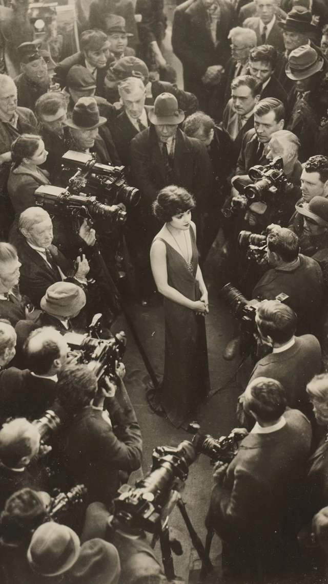 Clara Bow Hollywood Premiere 1920s Glamour