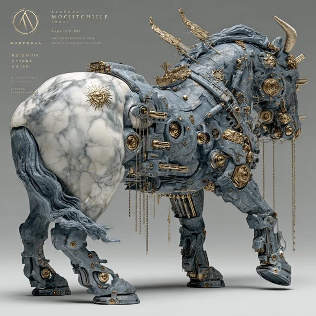 Mythic Apocalypse Centaur Biomechanical Warhorse