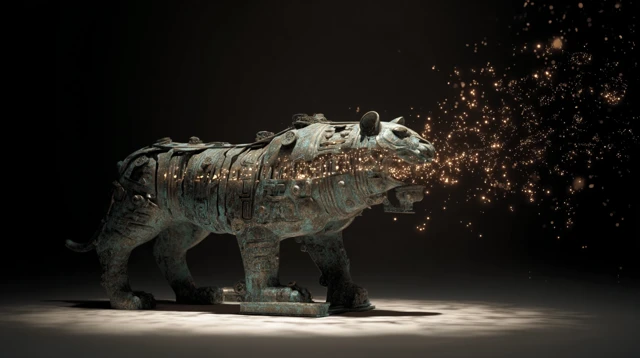 Cyber-Archaeology of Ancient China Bronze Tiger