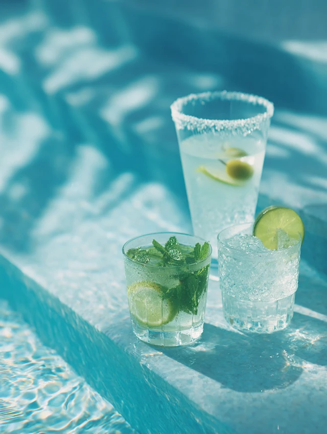 Refreshing Summer Cocktails Martini Mojito Tequila