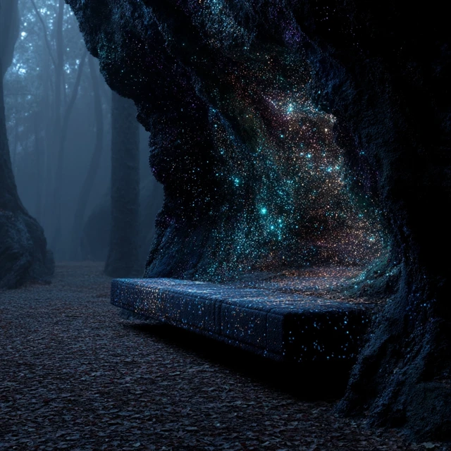 Bioluminescent Cavern Scenic Overlook