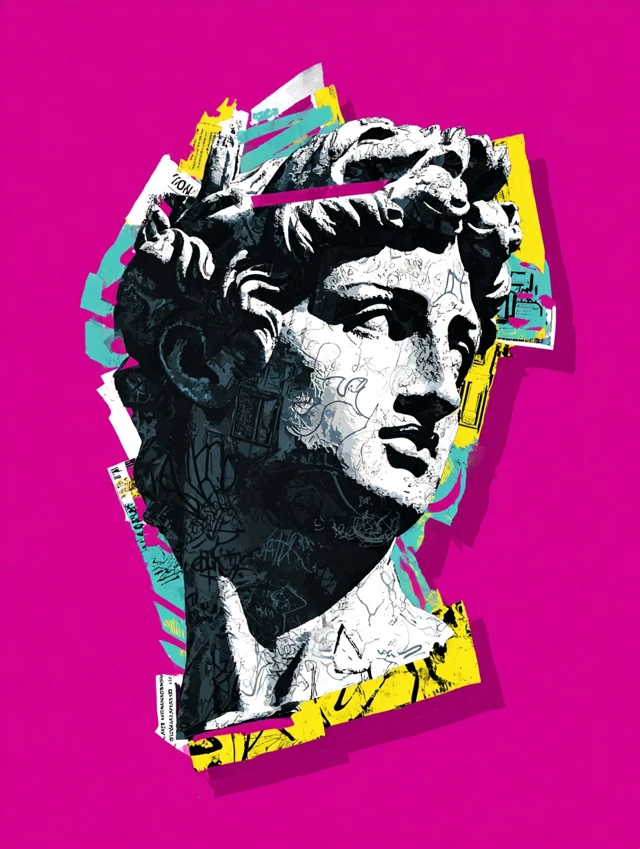 David Michelangelo Pop Art Illustration