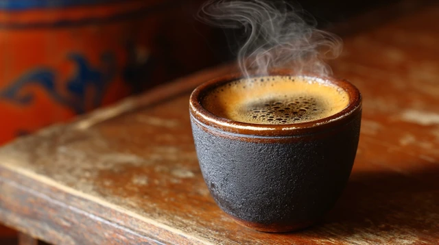 Cuban Coffee: A Close-up Shot of Delicious Espresso