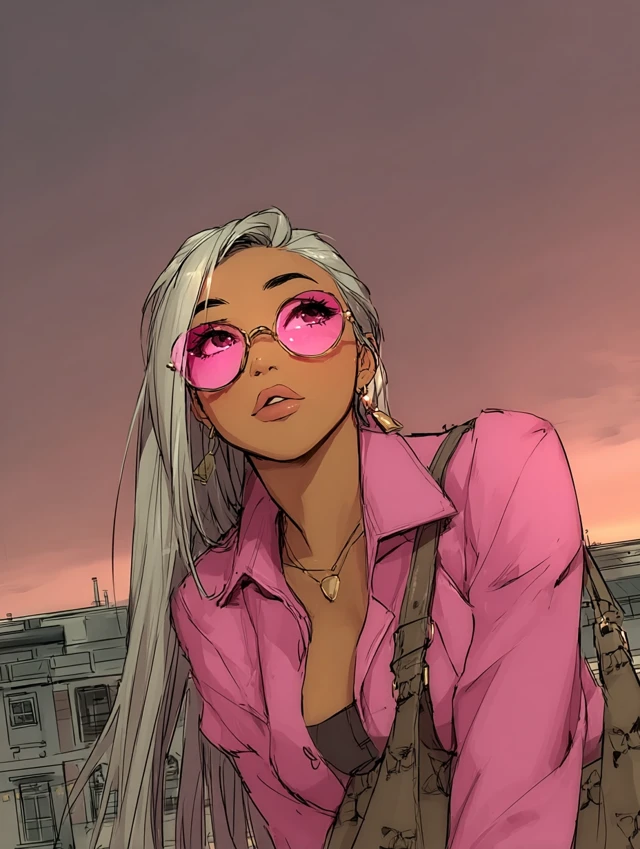 LOFI Illustration of a Pop Star
